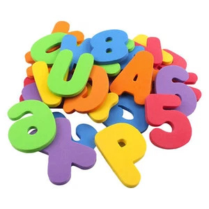 Numbers Children Pcs Play Floating Baby Bathroom 36 Letters Bath Toys Kids Foam - Picture 1 of 10