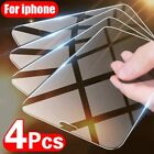 4Pcs Tempered Glass For All Iphone Models Screen Protector