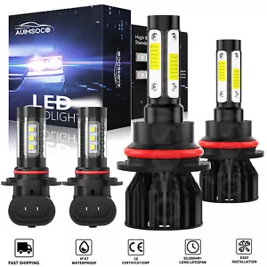 For Ford Explorer Sport Trac 2001-2005 6000K White LED Headlight Kit + Fog Light - Picture 1 of 12
