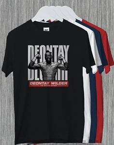 T-shirt regalo divertente The Bronze Bomber Deontay Wilder campione americano di boxe - Foto 1 di 5