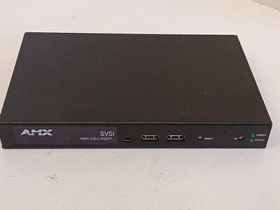 AMX SCSI NMX-DEX-N2251 video over IP coder encoder decoder - Image 1 of 4