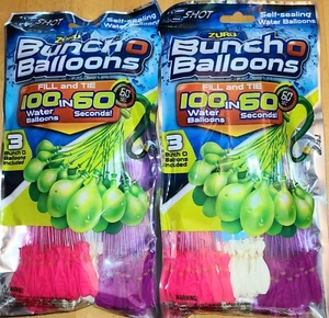 FREE SHIPPING 2 Packs ZURU Bunch O Balloons Self Sealing Water Balloon 100ea pk - Picture 1 of 1