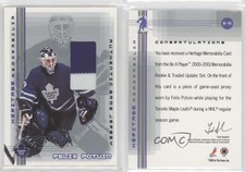 2000-01 ITG Be A Player Memorabilia Rookie & Traded Update Heritage Felix Potvin