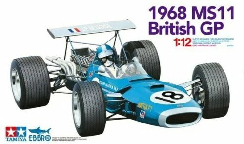 TAMIYA EBBRO 1:12 KIT AUTO F-1 MATRA MS11 BRITISH GP 1968 ART 13001 - Immagine 1 di 1