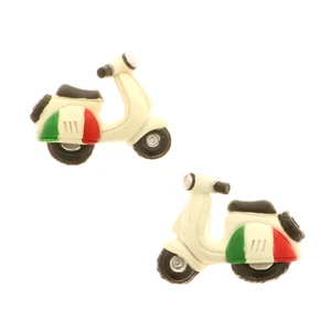 BOMBONIERA COMPLEANNO COMUNIONE CRESIMA VESPA A CALAMITA IN RESINA ETM 049326 - Foto 1 di 1