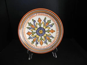 Plato pintado a mano vintage Le Souk Ceramique Túnez 8" - Imagen 1 de 3