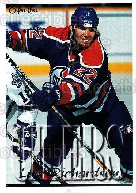 1995-96 Topps O-Pee-Chee Opc Parallel #108 Luke Richardson - Image 1 of 1
