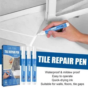 3Pcs Tile Grout Pen Repair Pen Set,Waterproof Marker Restorer GroutBest B3G3 - Picture 1 of 16