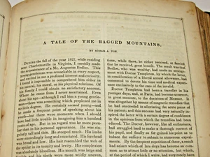 1844 GODEY'S MAGAZINE POE 'A TALE OF THE RAGGED MOUNTAINS'/GRAHAM'S 1842 DICKENS - Picture 1 of 12
