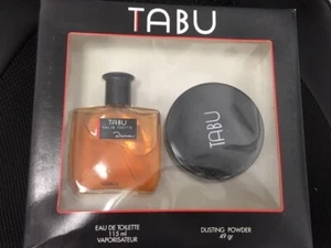 TABU Gift Set  3.9 oz edt spray + 1.75 oz dusting powder - new -rare  - Picture 1 of 1