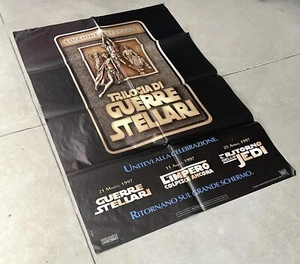 Star Wars 1997 TRILOGY Movie Cinema GIANT Poster 55’’x40’’ Euro Ita - Picture 1 of 8