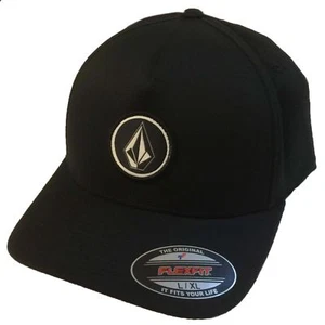 MEN'S VOLCOM ORIGINAL FLEXFIT HAT FITTED HAT CAP SIZE: S/M, L/XL - Picture 1 of 14