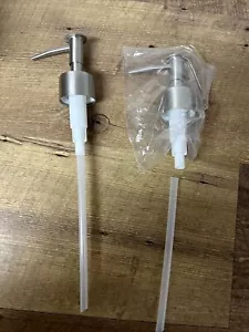 Metal Soap Pump Liquid Lotion Dispenser Replacement Head ~ 2 PACK -FREE SHIPPING - Picture 1 of 5