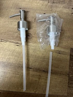 Metal Soap Pump Liquid Lotion Dispenser Replacement Head ~ 2 PACK -FREE SHIPPING - Image 1 of 4