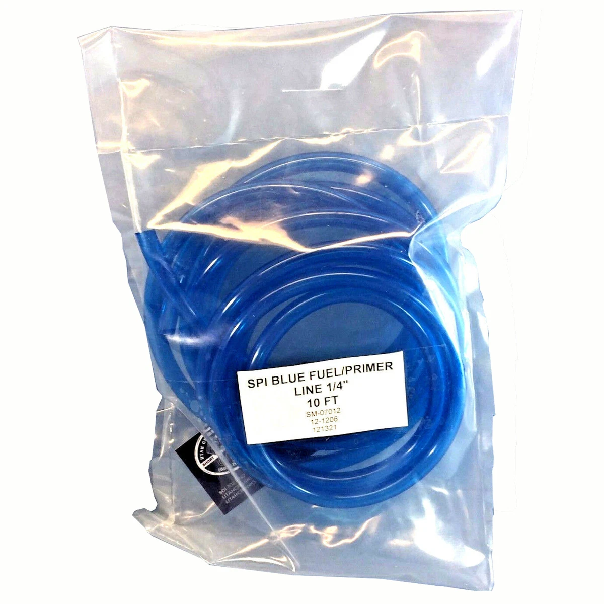 Línea De Combustible, 1/4" ID X 15 Ft, Azul Transparente, Mini