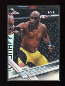 2017 Topps Chrome UFC #12 Anderson Silva Refractor - Bild 1 von 2