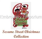SESAME STREET CHRISTMAS COLLECTION-MACHINE EMBROIDERY DESIGNS ON USB