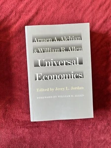 Universal Economics Textbook by Alchain & Allan - Like New Econ Book - Picture 1 of 4