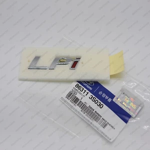86311 3S030 Genuine "Lpi" Trunk Emblem For 2011 2015 Hyundai Sonata i45 - Picture 1 of 2