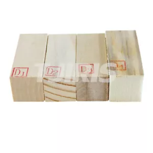 4pcs Dental Study Jaw Bone Replica Practice Model Wood Blocks Implant Use D1-D4 - Foto 1 di 1
