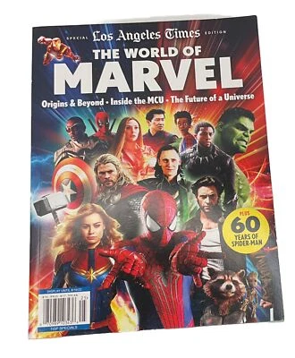 magazine Los Angeles Times The World Of Marvel  Origins & Beyond - Image 1 of 3