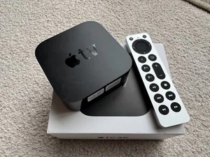 Apple TV 4K/HD - Various Models Available - Boxed with remotes and power cables - Picture 1 of 11