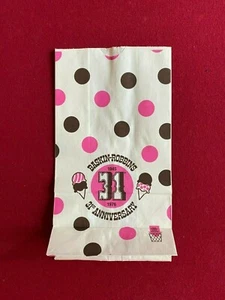 1975, Baskin-Robbins Ice Cream, "Un-used" Paper Bag (Scarce / Vintage) - Picture 1 of 2