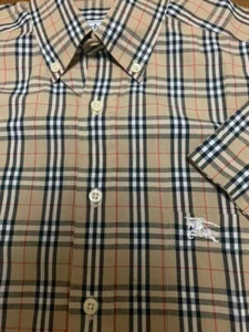 Burberry LONDON short sleeve shirt Nova Check Size S AUTHENTIC Men's - Picture 1 of 6