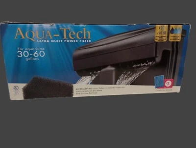 Aqua-Tech ML90740-00 30-60 Gallons 3-Step Filtration Power Aquarium Filter - Image 1 of 4