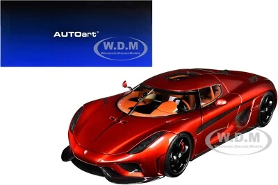 COCHE MODELO KOENIGSEGG REGERA ROJO CARAMELO 1/18 DE AUTOART 79026 Foto 1 de 4