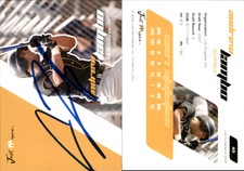 Andrew Lambo Signed 2008 Just Autographs #40 Card Los Angeles Dodgers Auto AU