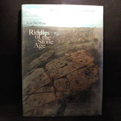 Riddles of the Stone Age Vintage Book 1980 Jeaqn McMann Carvings Ancient Europe - Image 1 of 4