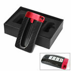 Carbon Fiber Red Remote Key Case Kit Fob Shell Cover For Nissan Infiniti GTR 1PC
