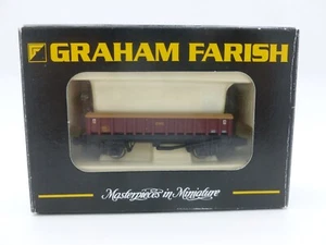 Graham Farish calibre N 373-876 MFA 24 toneladas EWS vagón mineral abierto librea granate - Imagen 1 de 10