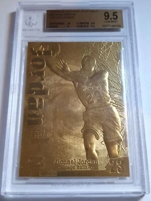 1994-98 Bleachers Michael Jordan 23K GOLD 1997-98 Z-Force - BGS 9.5 (POP 8) - Image 1 of 3
