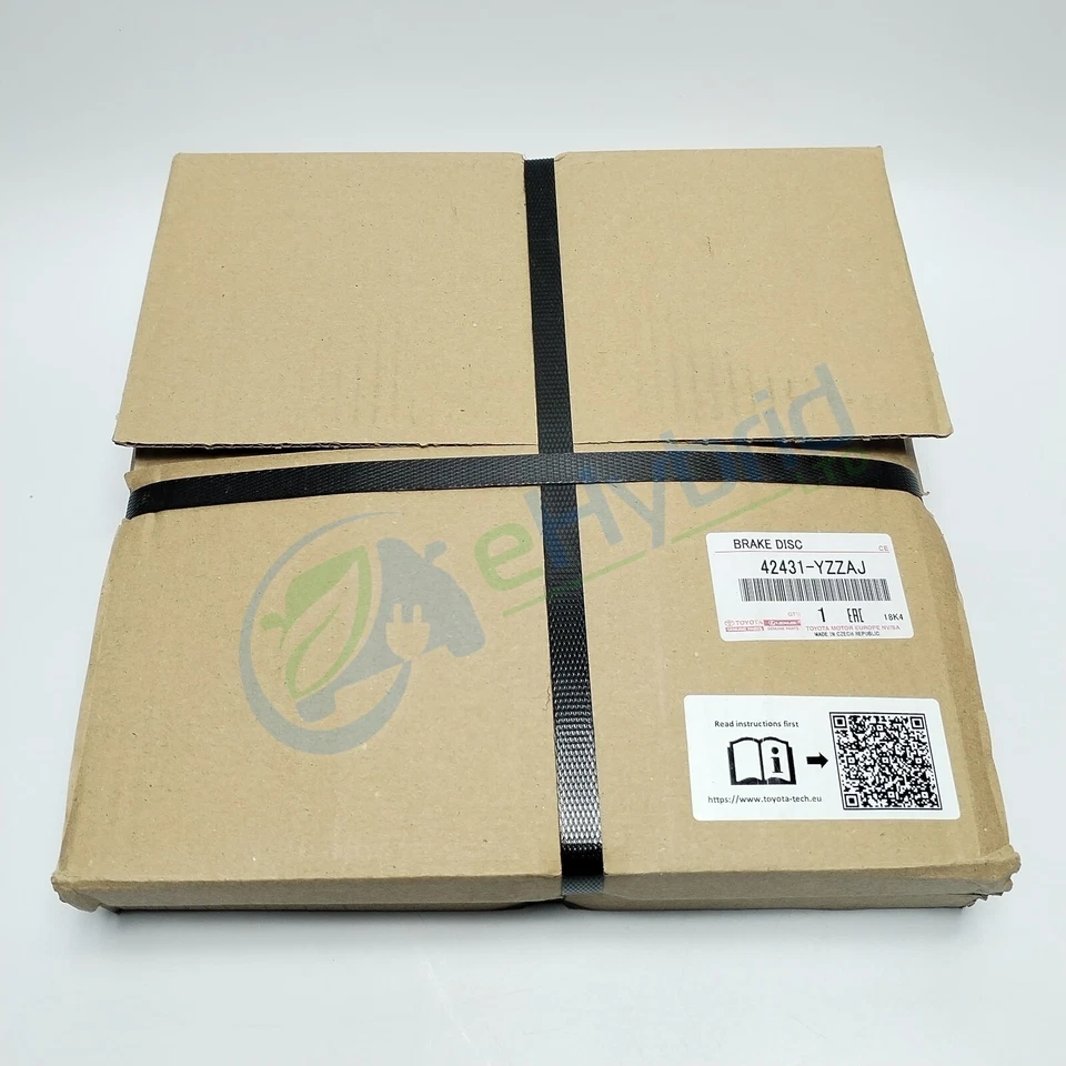 Discos de freno traseros originales Toyota Yaris 2005-2020 OEM 42431-YZZAJ izquierda y derecha Foto 1 de 1