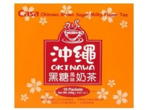 CASA OKINAWA BROWN SUGAR INSTANT MILKY FLAVOR TEA 10 BOLSAS - Imagen 1 de 3