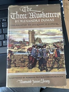 The Three Musketeers By Andre Dumas Thrushwood Book HBDJ 1950 - Picture 1 of 2