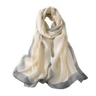 WINCESS YU Solid Color Mulberry Silk Scarf for Women Soft Blanket Shawl Beach...