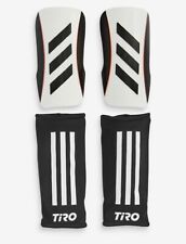 NEW Adidas Unisex Tiro Shin Guard, White Black Solar Red, Large