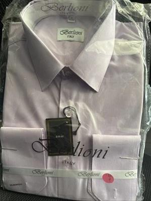 Camisa abotonada Berlioni Italia para hombre M Foto 1 de 4