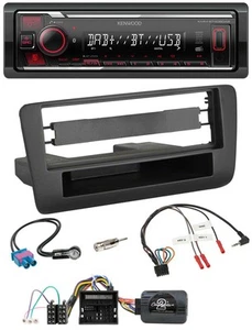 Kenwood Lenkrad Bluetooth USB DAB Autoradio für Audi A1 (ab 2010) - Bild 1 von 10