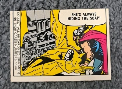 Tarjeta Donruss Marvel Super Heroes 1966 #56 Foto 1 de 2