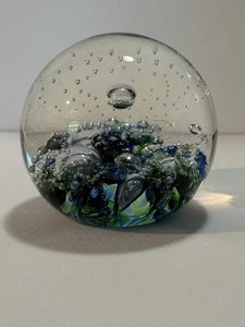 Selkirk Scotland Glass Paperweight Starstream 1990 - Picture 1 of 17