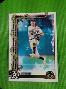 2025 Topps Holiday Jacob Wilson Rookie Card #H4 Oakland Athletics⚾ - Bild 1 von 8
