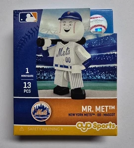 New York Mets MR. MET MLB Ayo Sports Minifigure Gen 5 Series 2 OPEN BOX - Picture 1 of 5