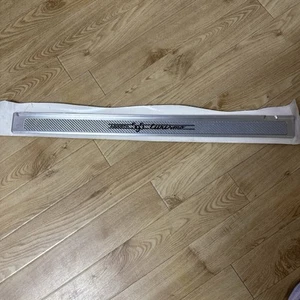 FIAT 500 ABARTH 595 Turismo Carbon Sill Trim Kick Plates Door Mouldings PAIR NEW - Picture 1 of 2