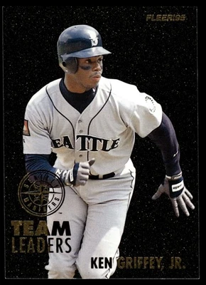 1995 Fleer Team Leaders Ken Griffey Jr. / Randy Johnson #12 - Изображение 1 из 2