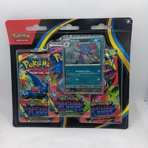 Pokemon Phantasmal Flames 3 Pack Blister SEALED Promo Card Booster Presale - Bild 1 von 1