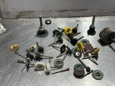 Conjunto de escovas rotativas sortidas kit de escovas de limpeza para ferramentas rotativas estado perfeito - Imagem 1 de 4